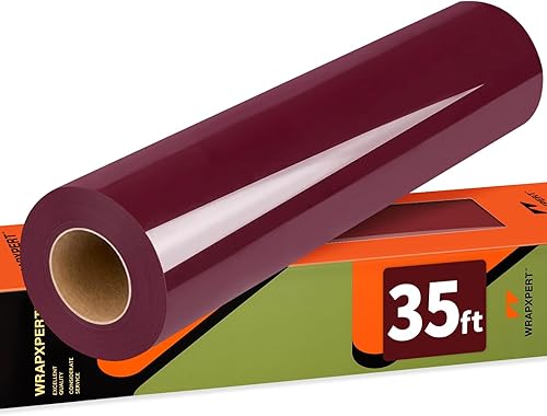 Miniatura 16 de WRAPXPERT Rollos de vinilo HTV color crema, vinilo de transferencia de calor beige de 12 x 5 pies, vinilo para planchar para camisetas, vinilo