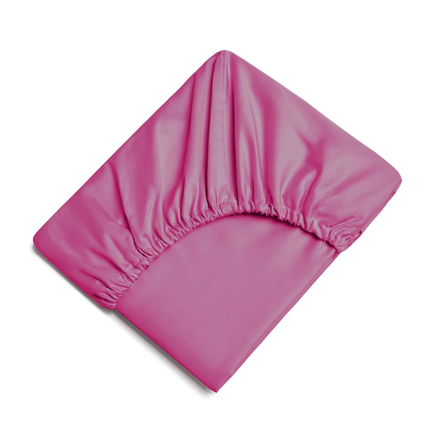 Oxford Homeware Pink Super King Fitted Sheets -100% Brushed Microfibre 1800 Easy Care 25 cm Deep Bed Sheet Cover - Image 2