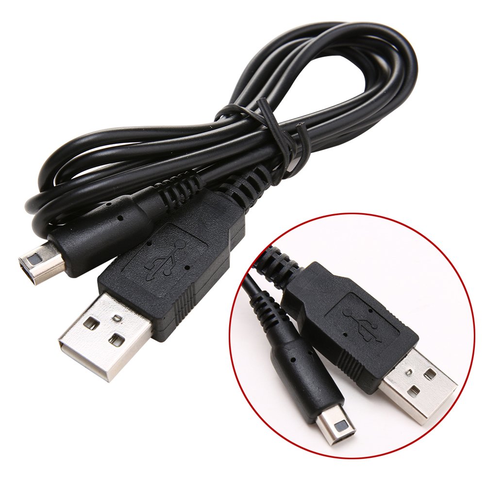 fengfeng Cable cargador USB para Nintendo 2DS NDSI 3DS 3DSXL nuevo 3DS nuevo 3DSXL cable