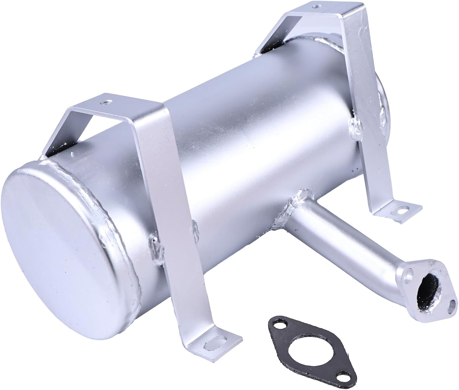 Exhaust Muffler AM122848 AM131220 Compatible with John Deere Lawn Tractor LTR166 LT155 LTR155 LT150 LT133 Kohler 15HP Engine