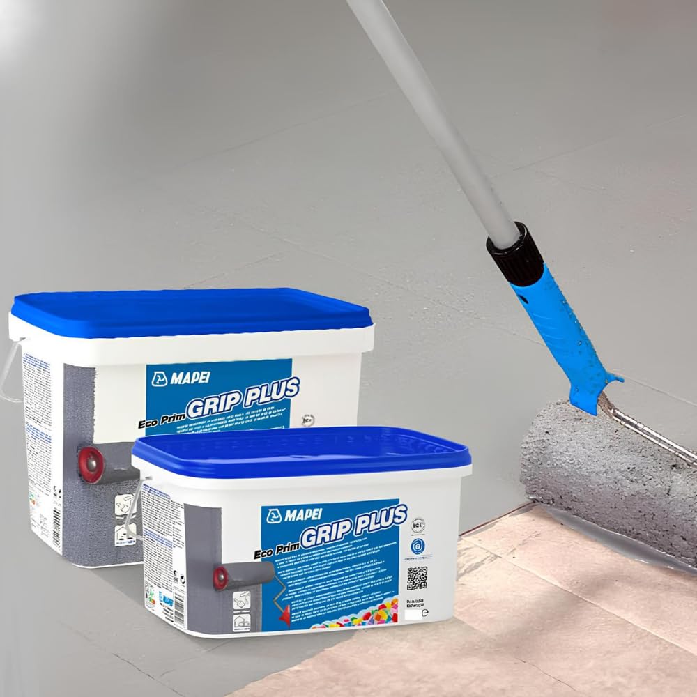 MAPEI Eco Prim Grip Plus Primer Promotore Adesione Universale Intonaci Rasature Adesivi Interno Esterno Parete Pavimento (10 kg)