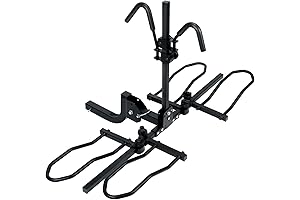 XCAR 2-Bike Hitch Mounted Platform Bicycle Rack for Safe and Secure Transport