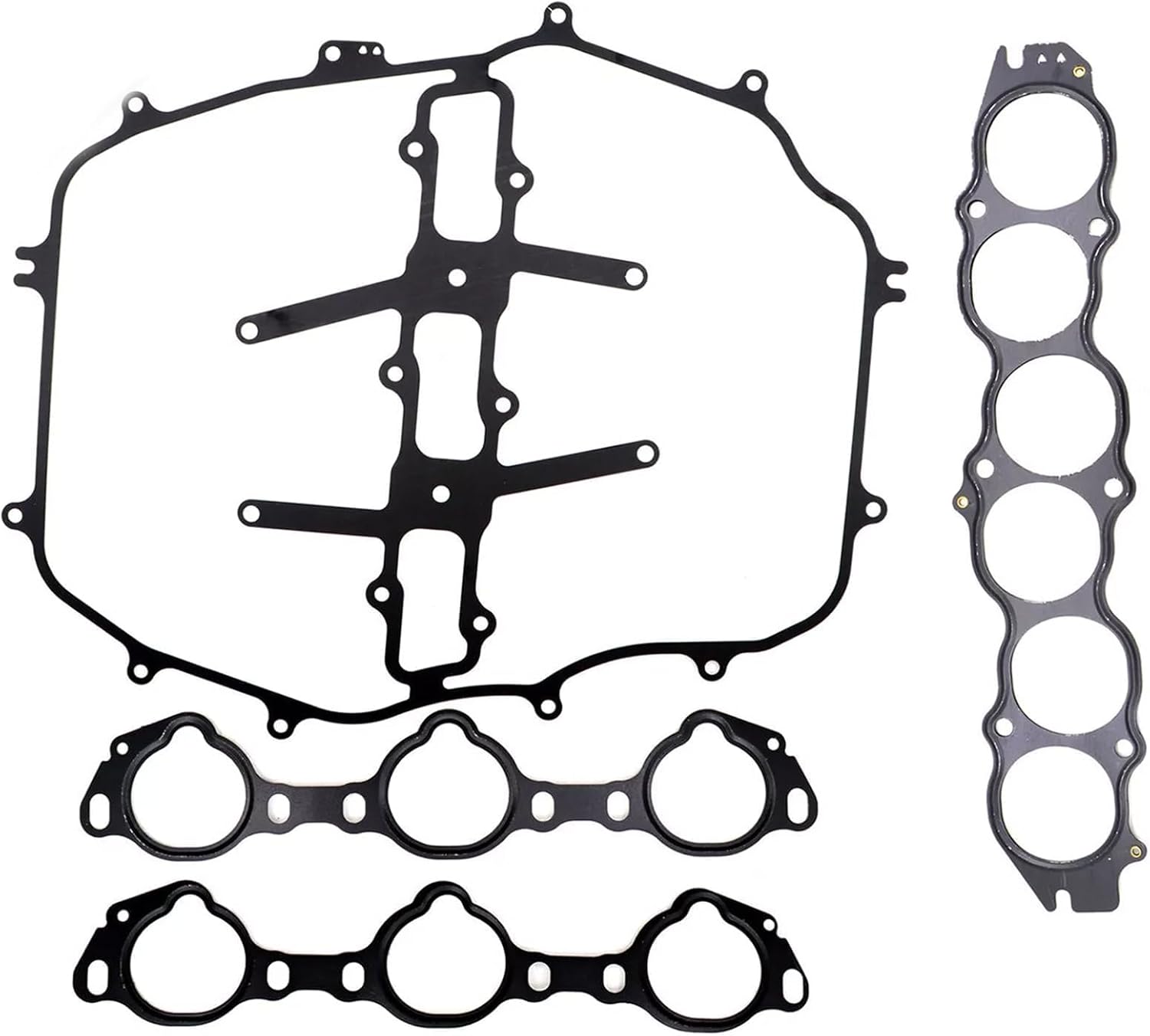 GXARTS Intake Manifold Gasket Valve Cover Gasket Set 14036-31U00 14032-AM600 Compatible with Infiniti Nissan 350Z FX35 3.5L V6 DOHC 24v 2003 2004 2005 2006 2007 2008 14036-AG000 4035-8J101