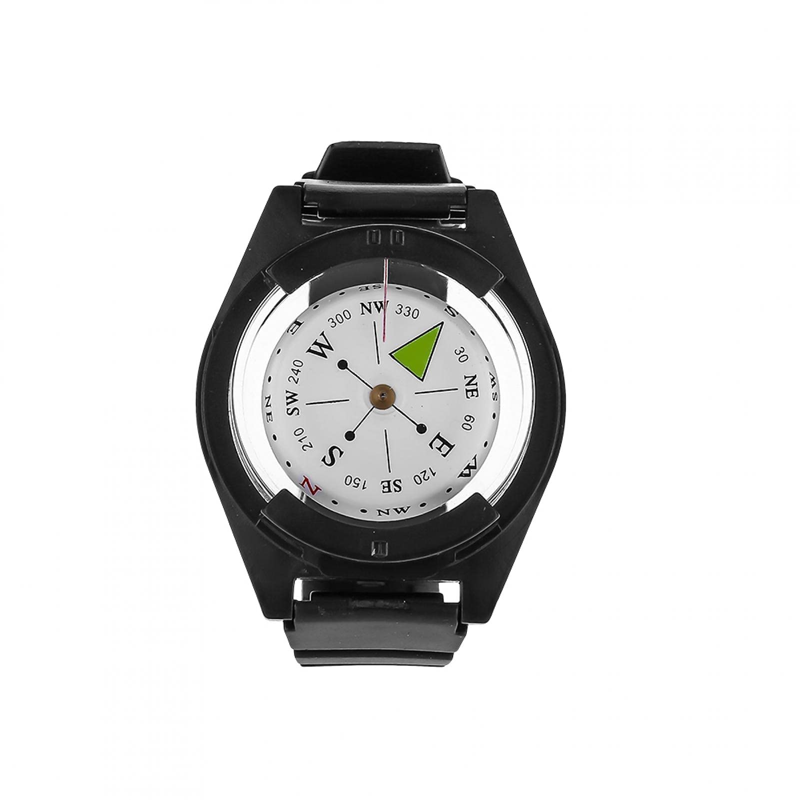 Demeras Boussole de Poignet étanche en Plein air Mini Montre-Bracelet légère ABS Camping Boussole de Survie pour la randonnée Camping Nautique