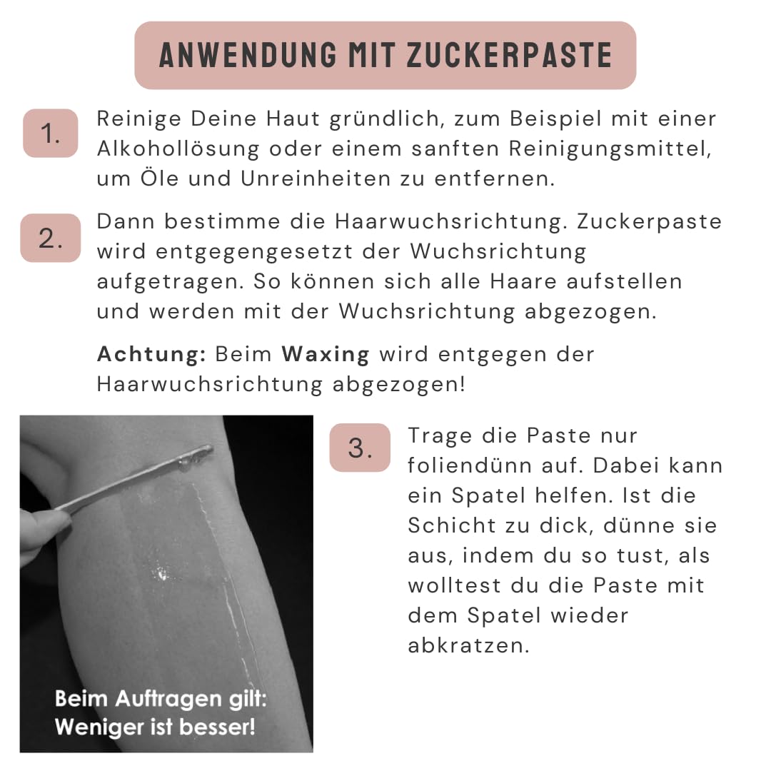 Pasta de azúcar Sugaring, 100% vegana, depilación suave y sin dolor, 1 lata de cera de azúcar, piel suave y sedosa hasta 4 semanas, para hombres y mujeres (500 g suave)