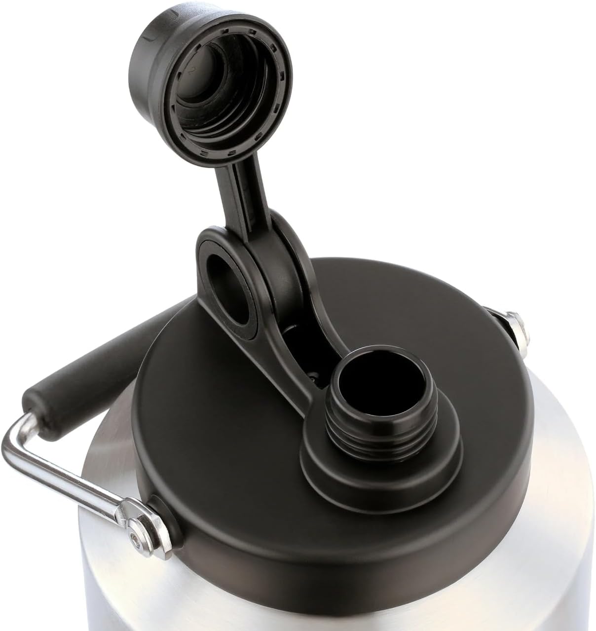 1 Gallon Stainless-Steel Double-Wall, Vacuum-Sealed Insulated Water Bottle, BPA Free, Leak Proof, Silver