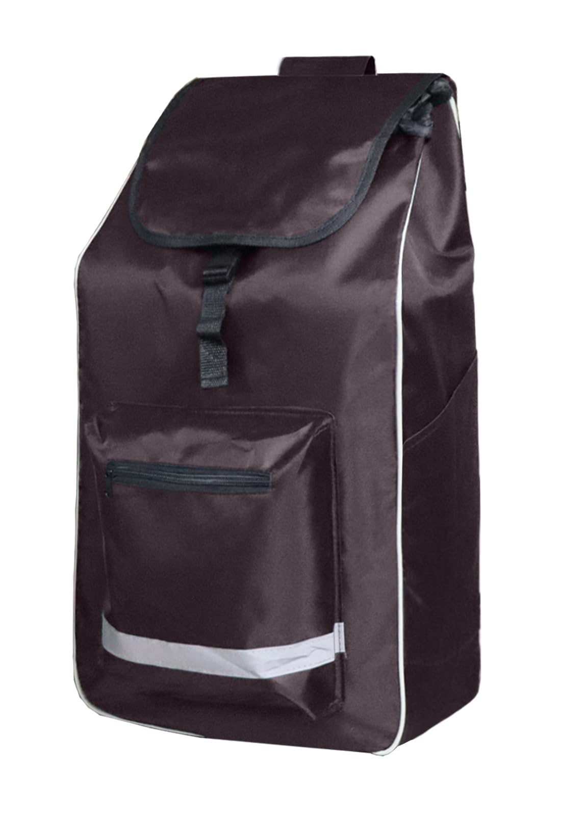 Replacement Bag for Shopping Cart - Waterproof Trolley Bags, 11.8inx7.5inx21.6in (Brown)