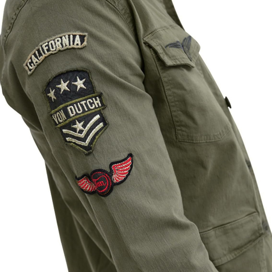 Chaqueta de algodón fina para hombre Rebel