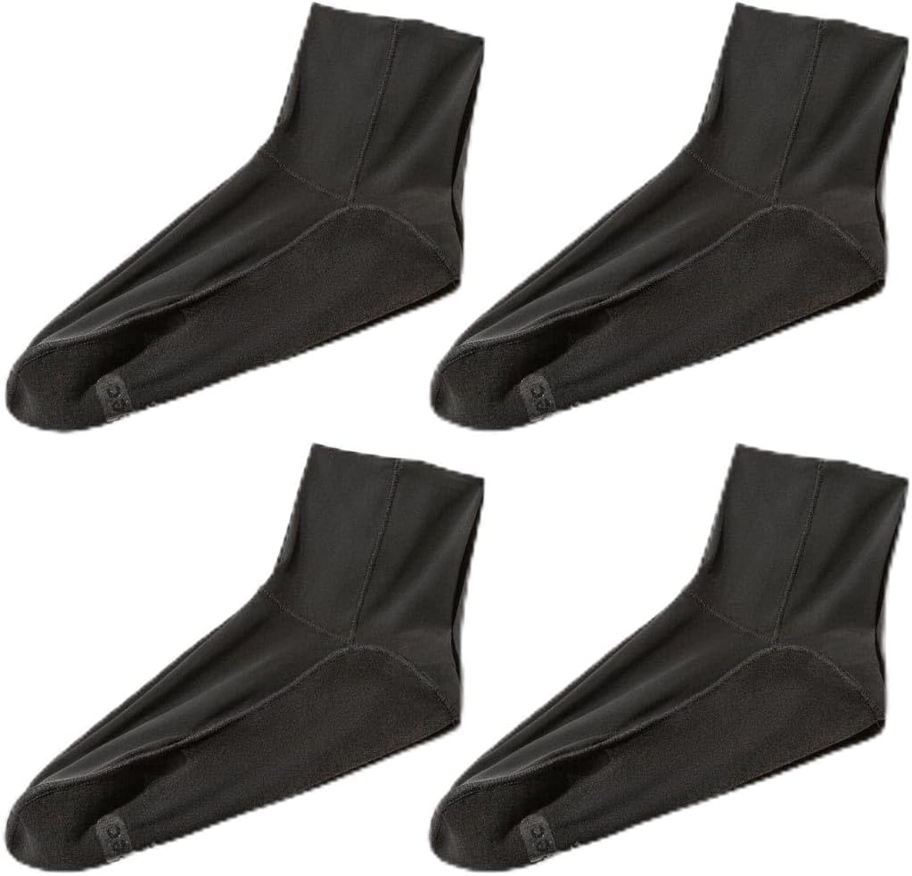 SHEEC Men’s Ultra-Thin Quarter Boot Socks – Non-Slip, Seamless, Terry Cotton Sole, Sweat Absorbing, 4 Pair Pack