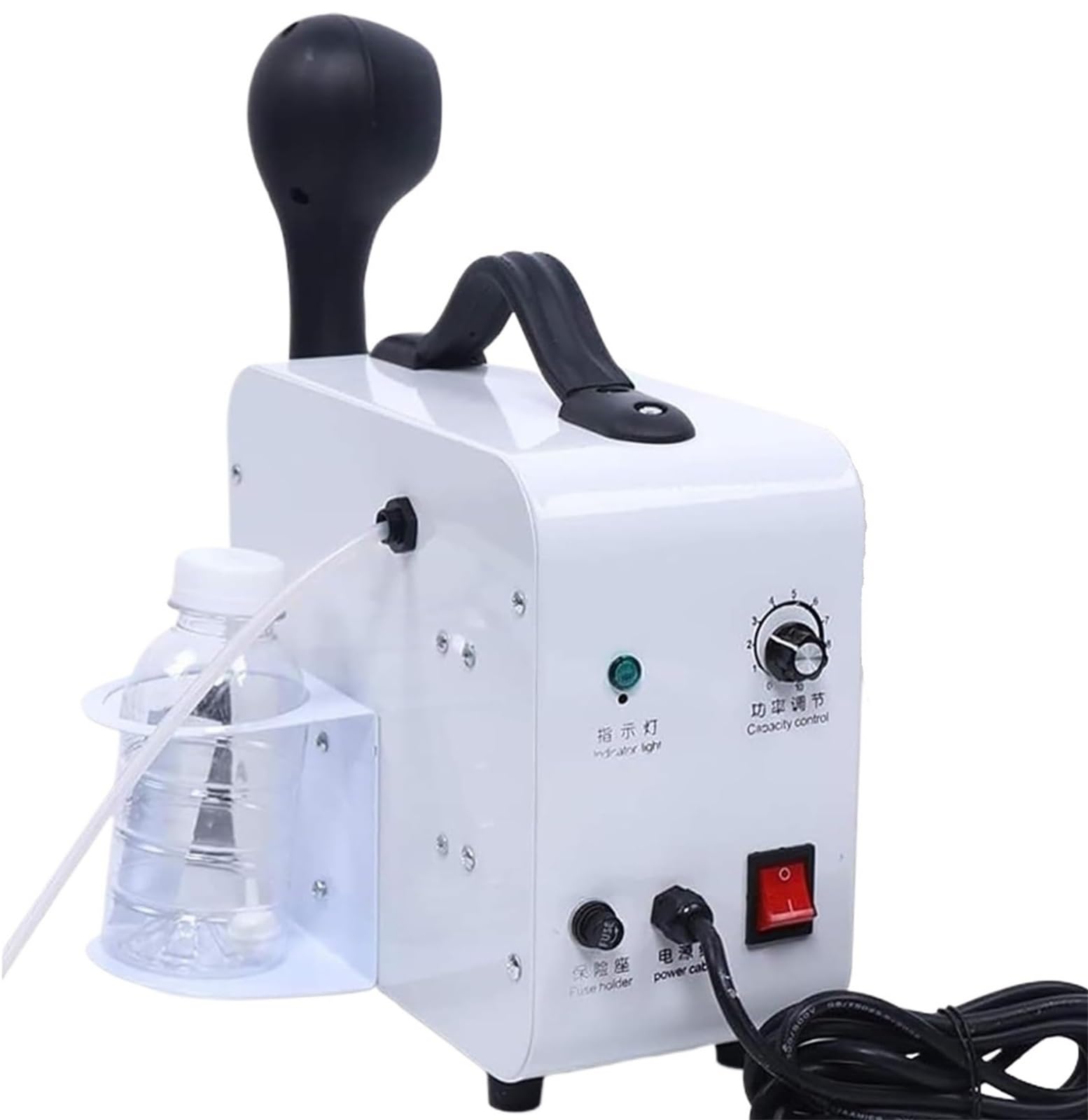 Pistola pulverizadora de vapor for cabello profesional, vaporizador de cabello de salón ajustable de varios niveles, acondicionamiento e hidratación profundos, repara el cabello seco y opaco