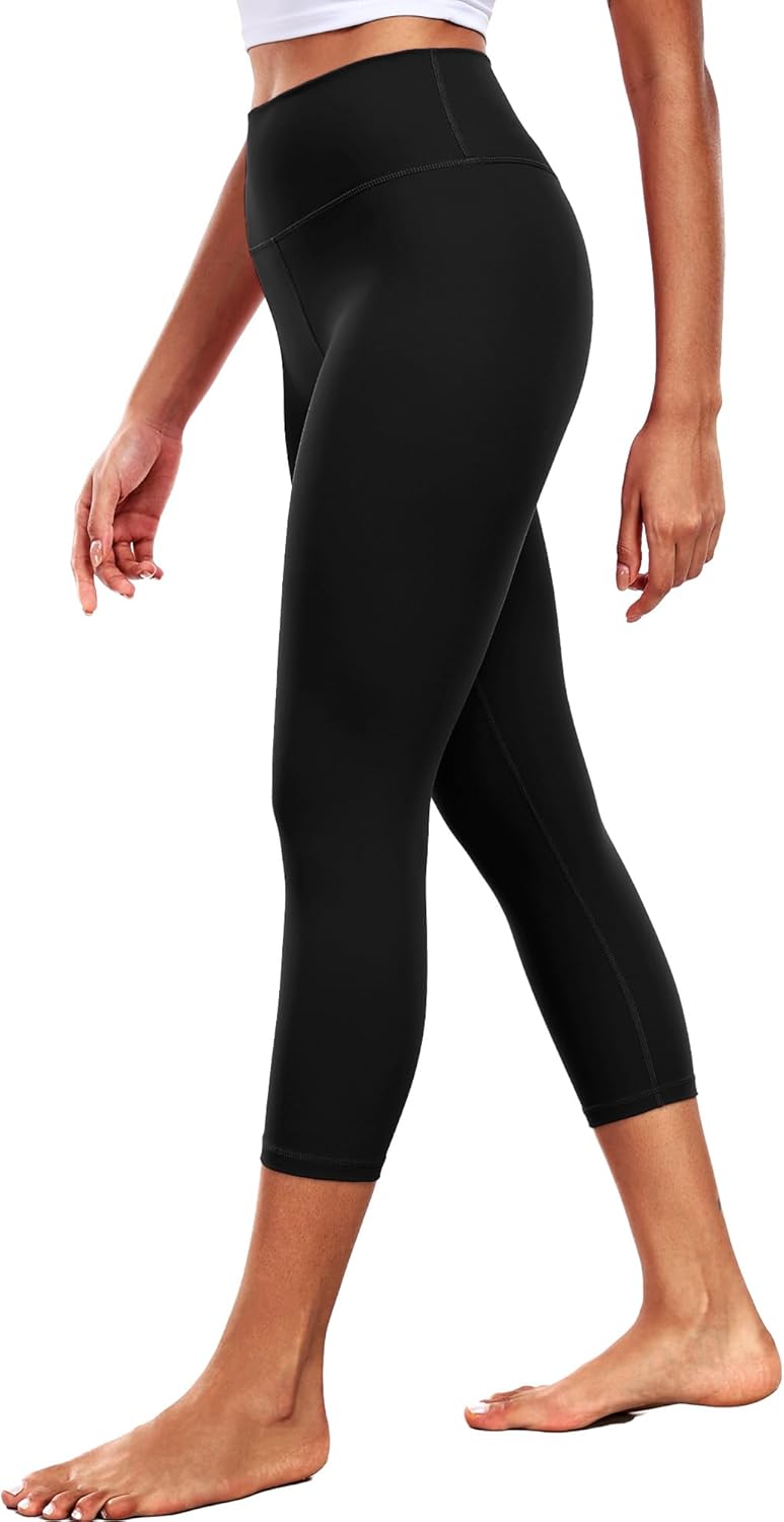 CADMUS Women's Capri Leggings with Pockets High Waisted Stretch Yoga Pants Workout Exercise - Image 7