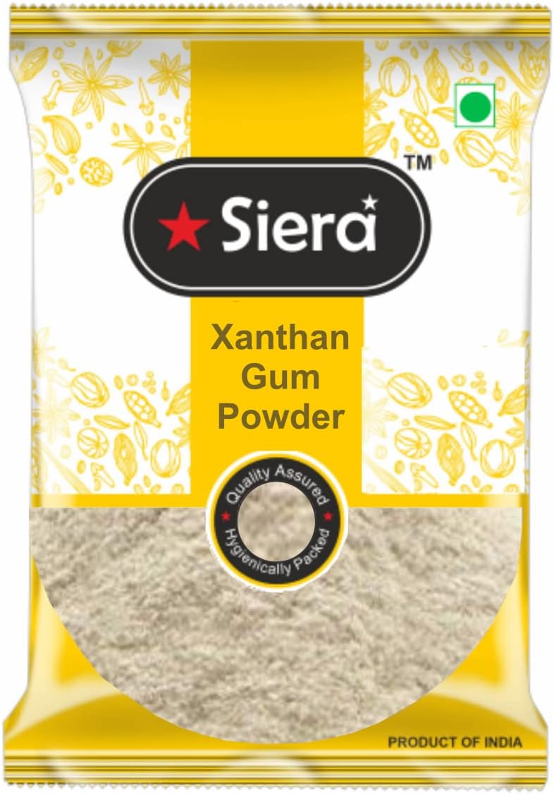 Siera Xanthan Gum for Baking and Thickening Sauces 100% Natural. Perfect for Gluten-Free Baking, Cooking, xantham+Gum, xanthan Gum Powder for Food Gravies & Shakes. Non-GMO. -1Kg