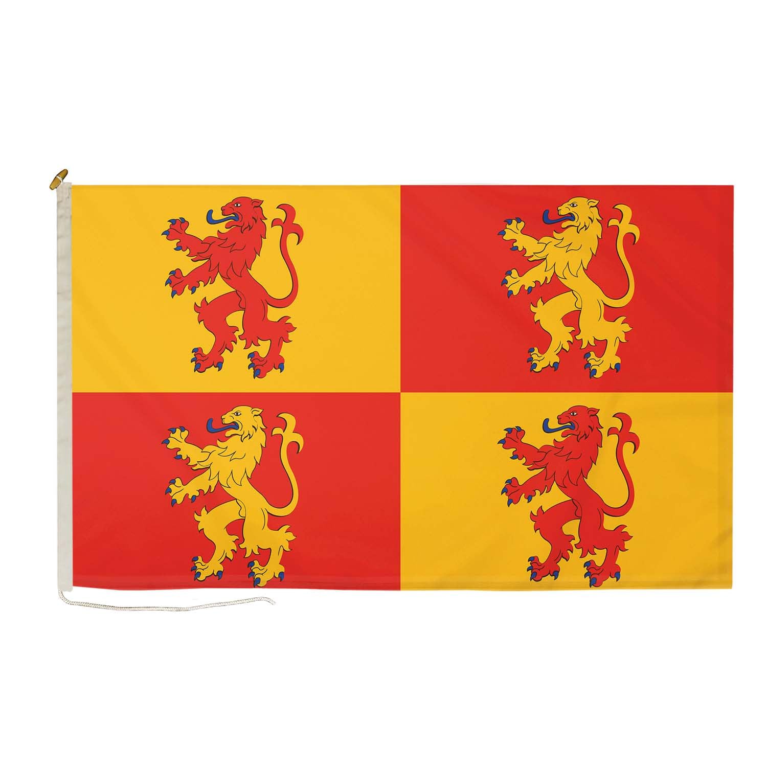 DuraFlag Owain Glyndwr Small Courtesy 20x12" Rope and Toggled Premium Quality 50x30cm Flag