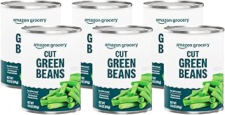 Amazon Grocery, Cut Green Beans, 14.5 Oz (Previously Amazon Fresh, Packaging May Vary) (Pack of 6)
