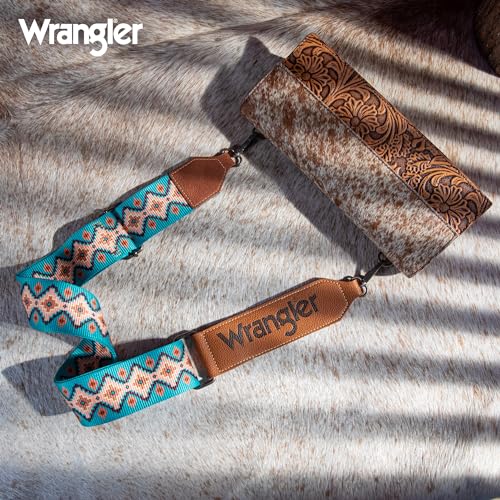 Image of Wrangler Strap Western Purse Straps Replacement Crossbody Handbag Adjustable Aztec Wide Guitar Strap