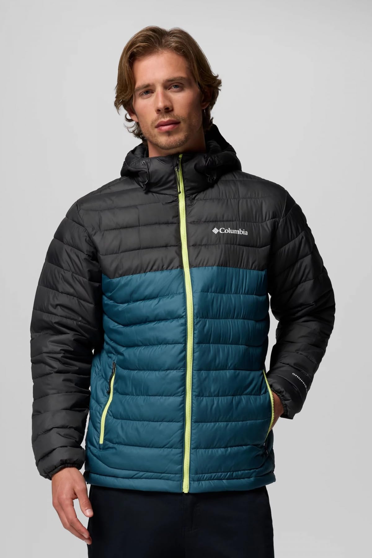 Columbia Powder Lite 2 Hooded Jacket Piumino con cappuccio Uomo (Pacco da 1)