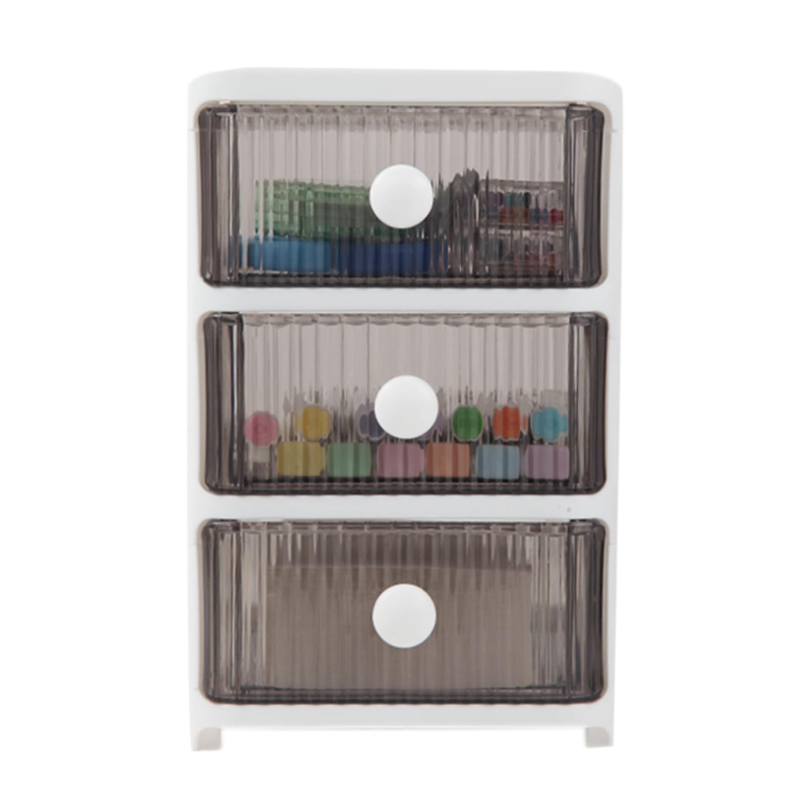 Amazon.com: Cheayren 3 drawer plastic storage organizer with 3 Hard ...