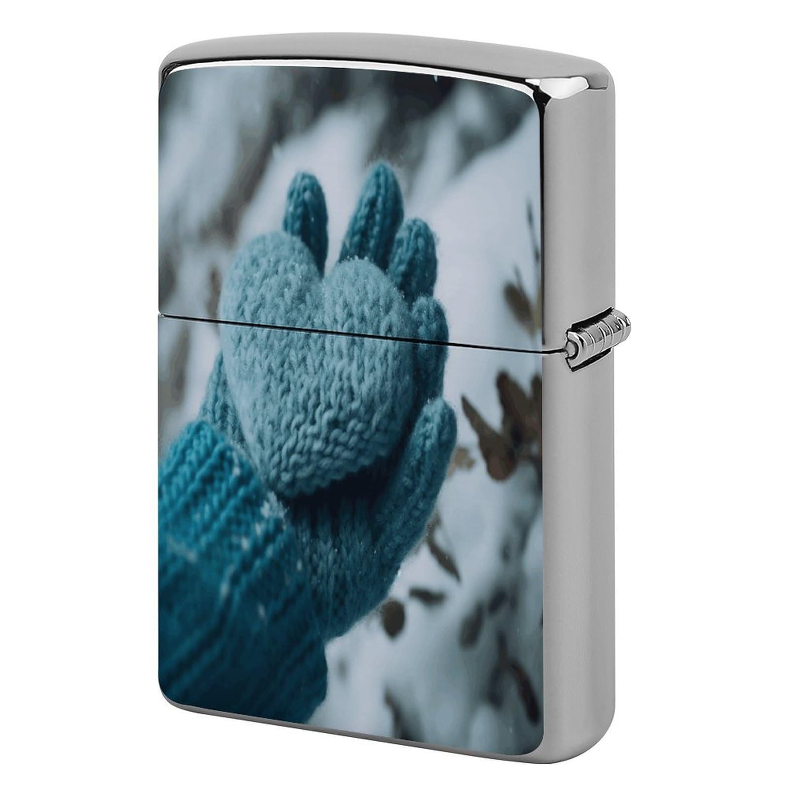 Btcowzrv Style Holding A Heart Metal Lighter Case Sleeve Cover Holder