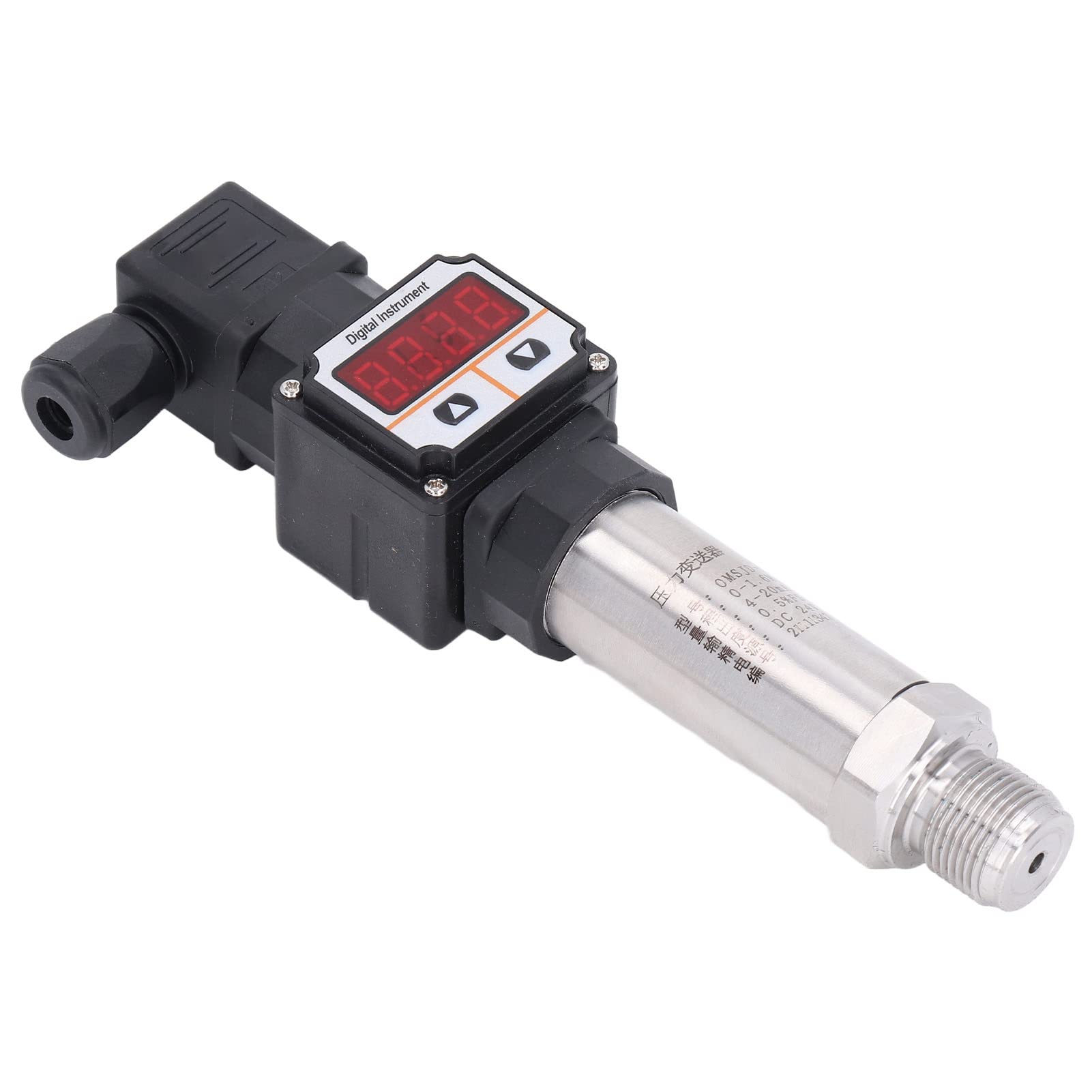 Transmisor de Presión, 0‑1.6Mpa Pantalla Digital Transductor Sondas LED Sensores Sensor Salida de 4‑20 MA Emisor OMSJD‑XQYHX‑01