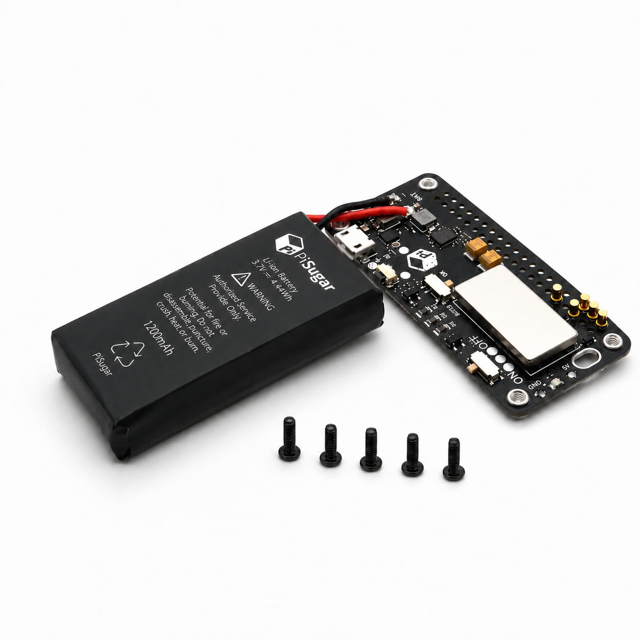 Pisugar S Portable 1200 mAh UPS Lithium Battery Pwnagotchi Power Module Power Supply for Raspberry Pi-Zero W/WH Model Accessories handhold(Not Include Raspberry Pi)-image-25