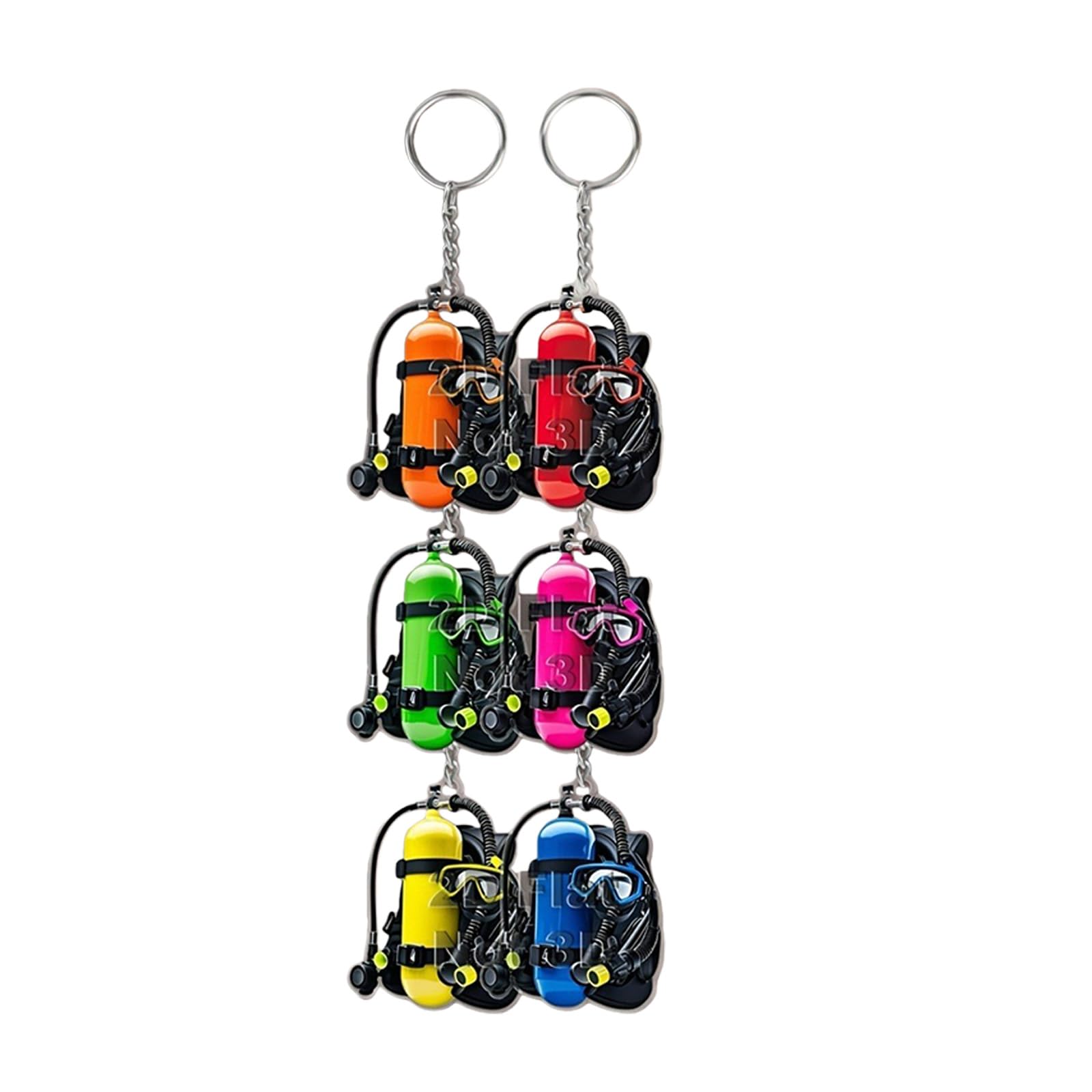 YROHGKPN Acrylic Keychain Pendant Keyring for Diving Enthusiasts Perfect