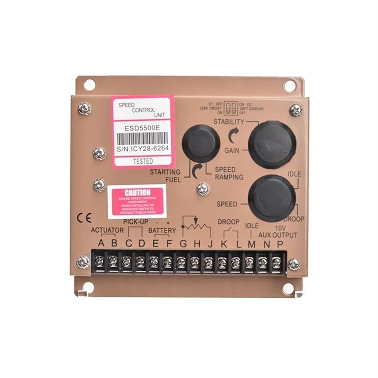 ESD5500E Diesel Generator Speed Controller Engine Actuator Govornor Brushless Genset Part Motor Control Board