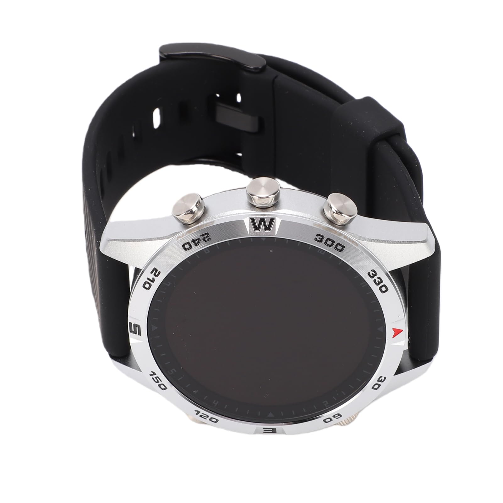 Smart Watch con GPS, Navigazione Beidou, Cardiofrequenzimetro, Monitoraggio del Sonno, Resistente All'acqua Fino a 5 ATM, per Escursionismo, Sport All'aria Aperta (argento+)