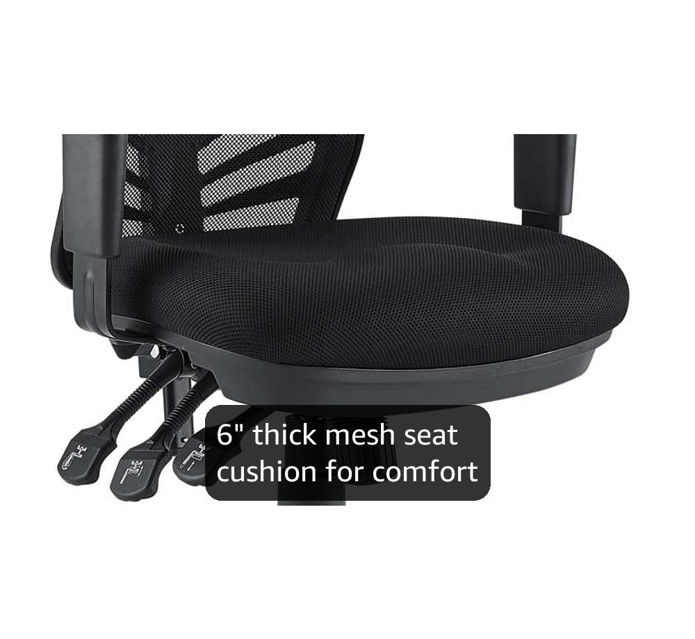Amazon.com: Modway EEI-757-BLK Articulate Ergonomic Mesh Office