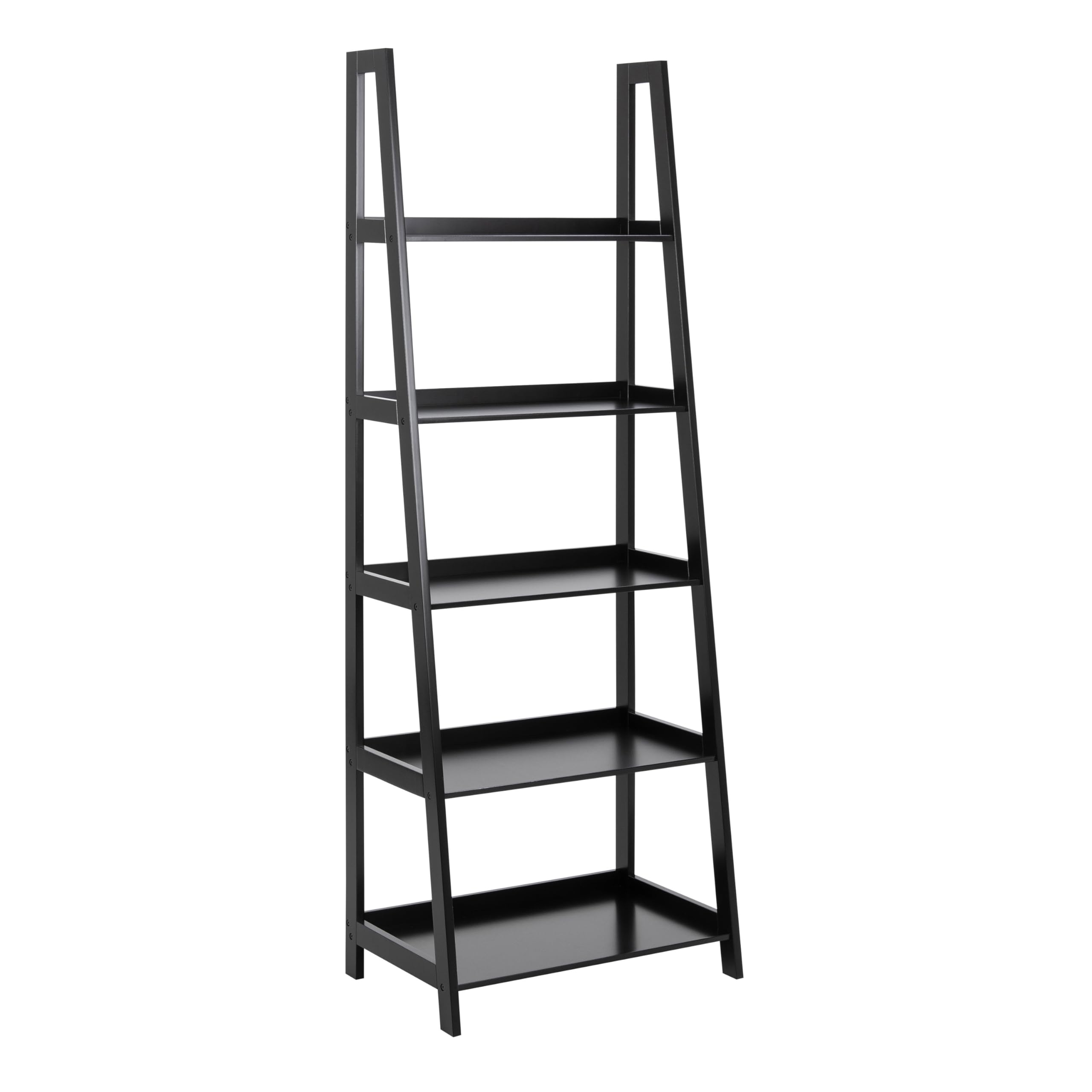 Furniture To Go | Wally Bookcase with 5 Shelves in Black