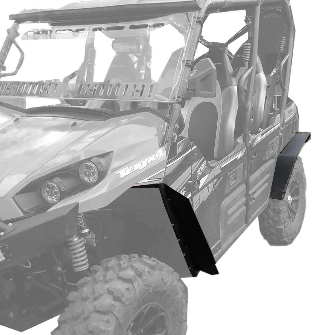 MudBusters Ultra Max Fender Flares for Kawasaki Teryx and Teryx S (4 Seat)