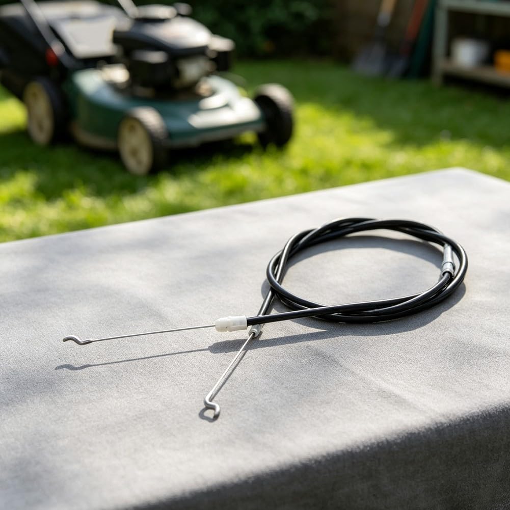 Cable de Transmisión Cortacésped 1365mm Negro Cable de Transmisión