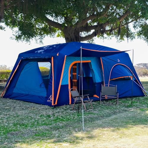Carpa Familiar Extra Grande KTT 12-14 Personas 2 Habitaciones miniatura 2