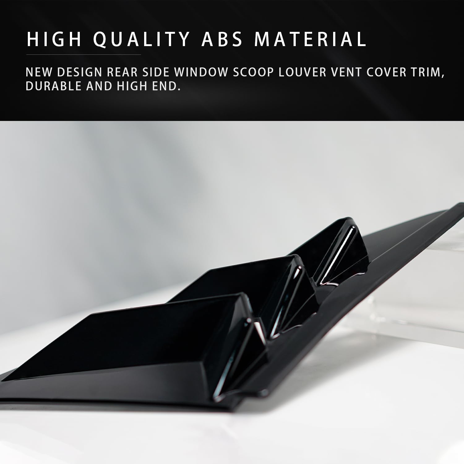 Archaic Persianas de ventana para Honda Civic Type R Hatchback FK7 FK8 2016-2021, cubierta de persiana para Civic de 10ª generación (Negro Brillante)