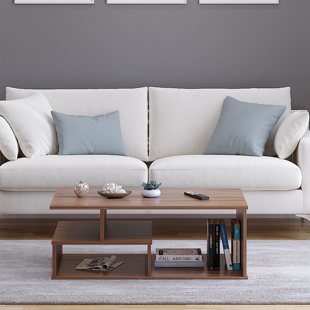 See full amazon price history chart for FURNEASER Witely Coffee Table Modern Centre Table with Storage Shelves, Teapoy, Centerpeice Tea & Coffee Table for Living Room, Engineered Wood, Matte Finish (Exotic Teak) FURNEASER Witely Coffee Table Modern Centre Table with Storage Shelves, Teapoy, Centerpeice Tea & Coffee Table for Living Room, Engineered Wood, Matte Finish (Exotic Teak) (B0CSPXWPFF) Amazon Price History, Amazon Price Tracker
