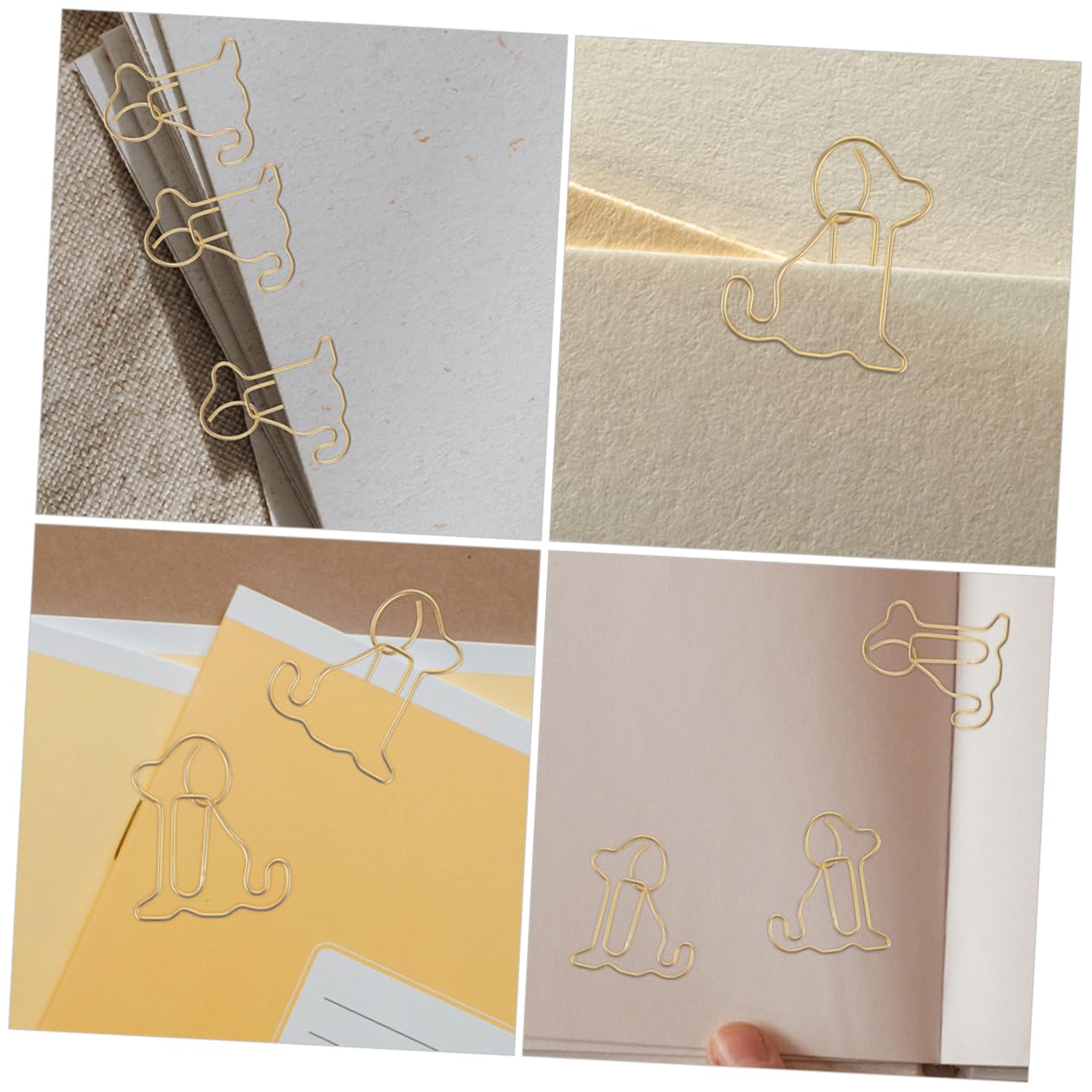 MAGICLULU 500pezzi Graffette Metalliche Clip Per e Scuola Organizzatori Per Documenti e Creativi Office