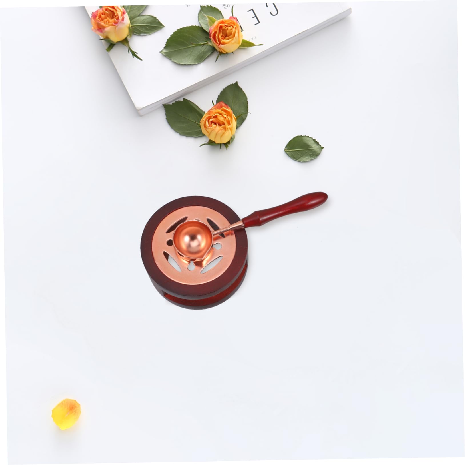 NUOBESTY 4ensembles Kit De Sceau Cire avec à Cire Spatule De Fusion Et Accessoires De Tampon Ensemble Pratique pour Et