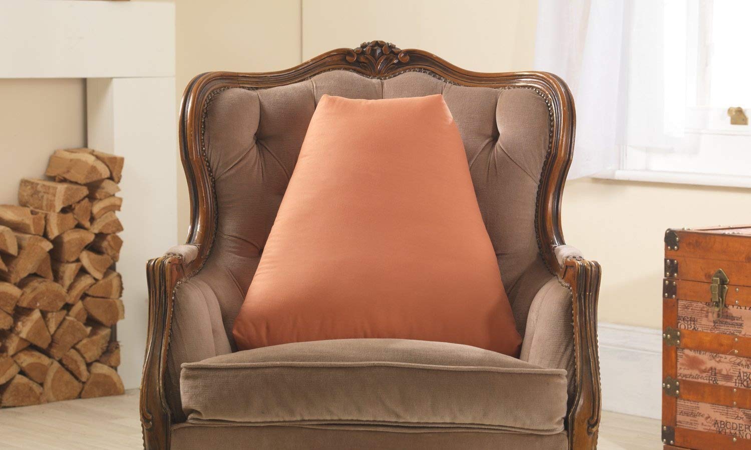 Lancashire Textiles Terracotta Luxury Magnetic Orthopaedic Lumbar/Back Support Cushions