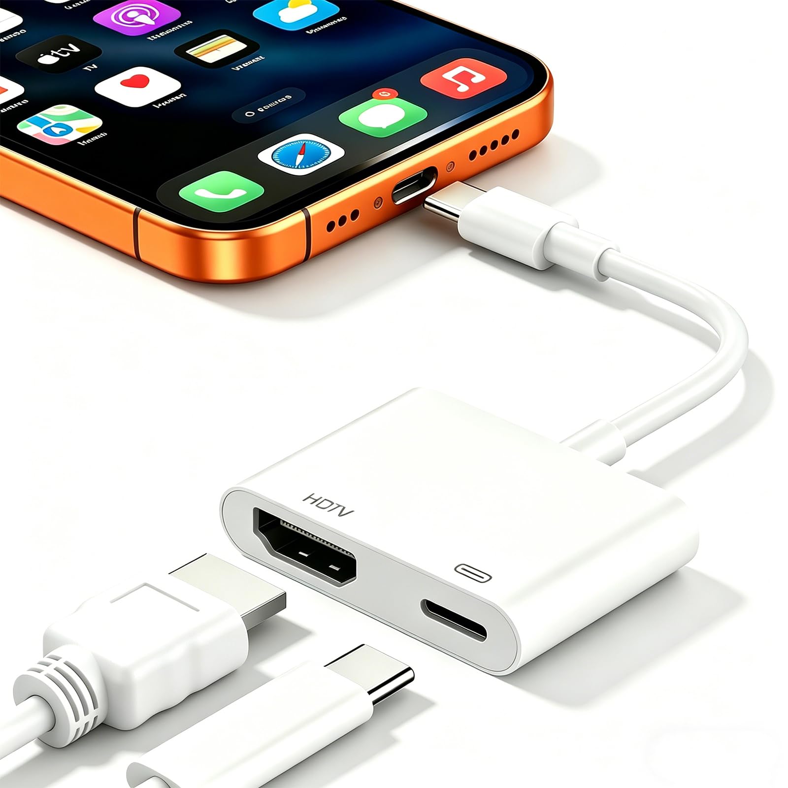Amazon.co.jp: 【2026新型改良】2in1 Type-C HDMI 変換アダプター 4K