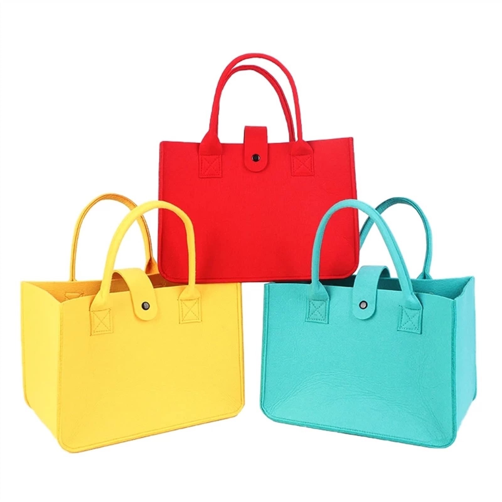 Sac organisateur en feutre polyvalent pour panier d'achat et cabas femme