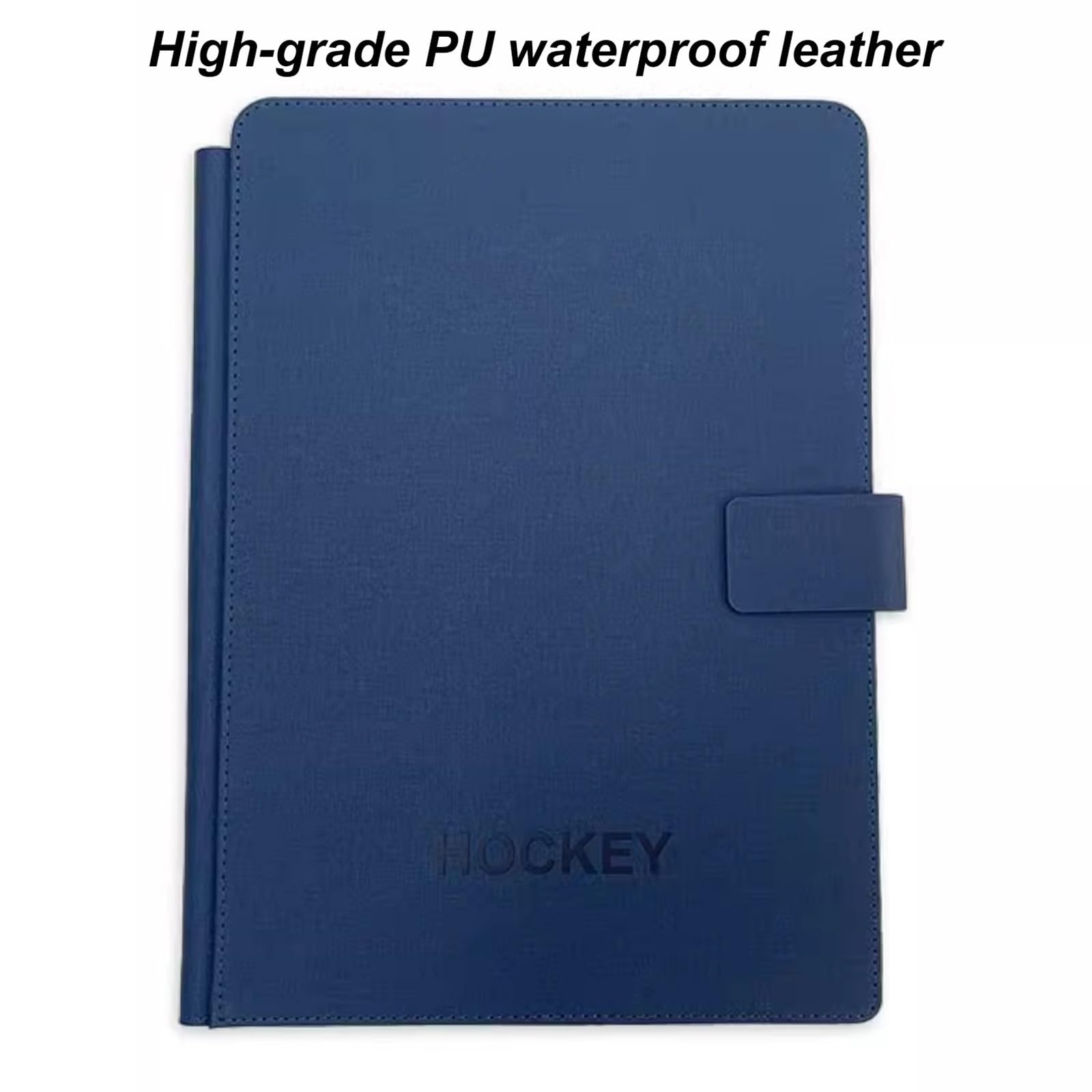 Taktikmappe Hockey Coaches Board für Trainer, Doppelseitige Taktiktafel, Inklusive 2 Abwischbarer Stifte, Wendbares Design, Leicht und Tragbar, für Den Unterricht