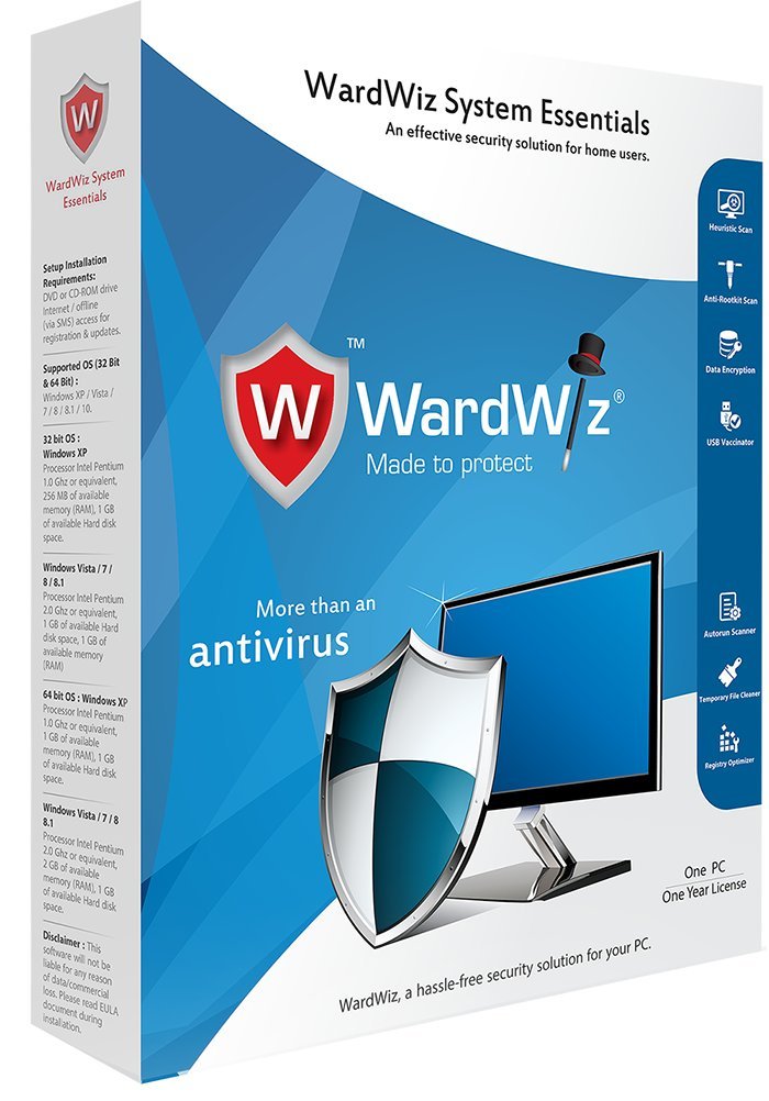 WardWiz System Essentials Anti Virus 1 Year , 1 PC (CD) (B01LYZQTUE) Amazon Price History, Amazon Price Tracker