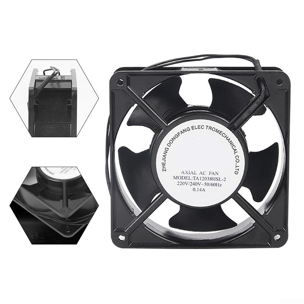 Ventilatore assiale per cassetta del camino inseribile, ad alta temperatura, lame metalliche, ventola di raffreddamento del forno della lama del metallo