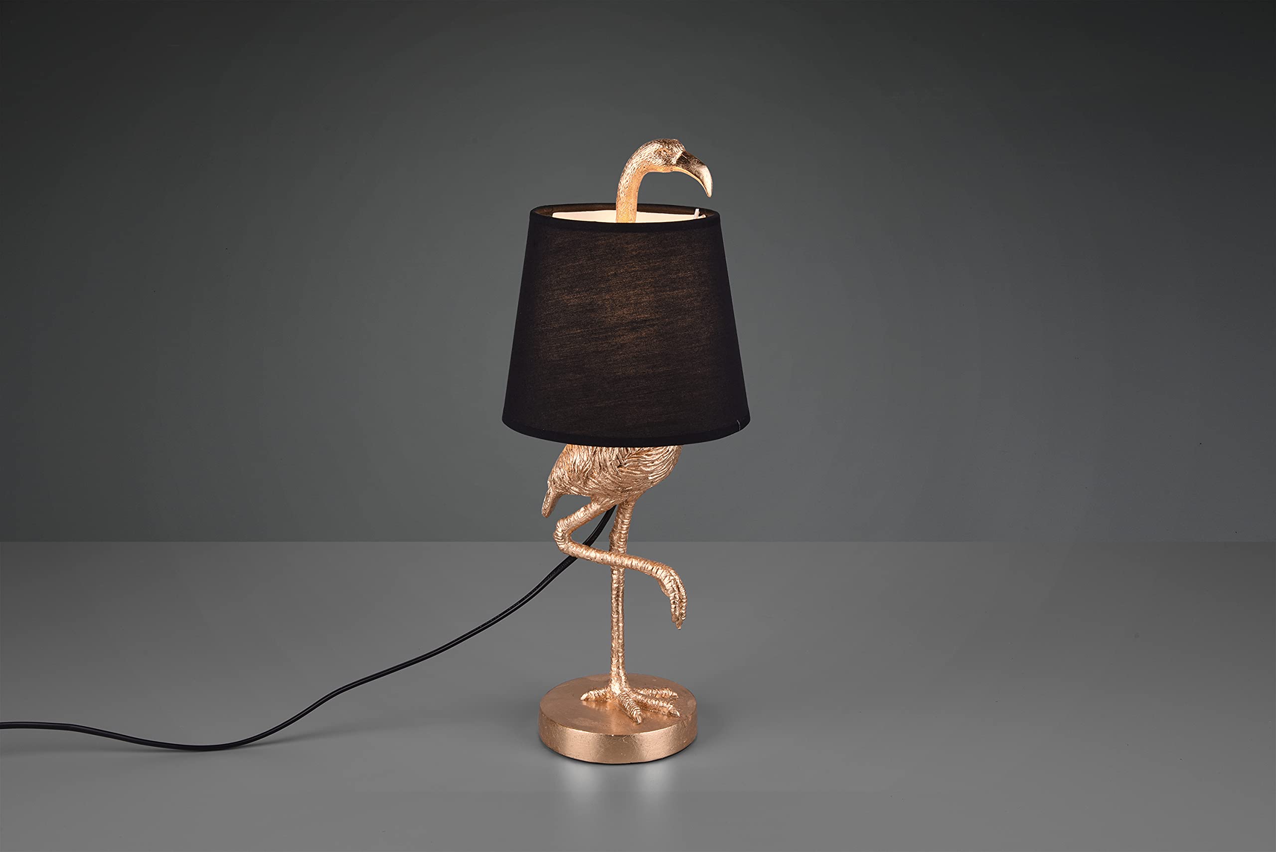 Reality, Lampe de table, Lola 1xE14, Or/Noir