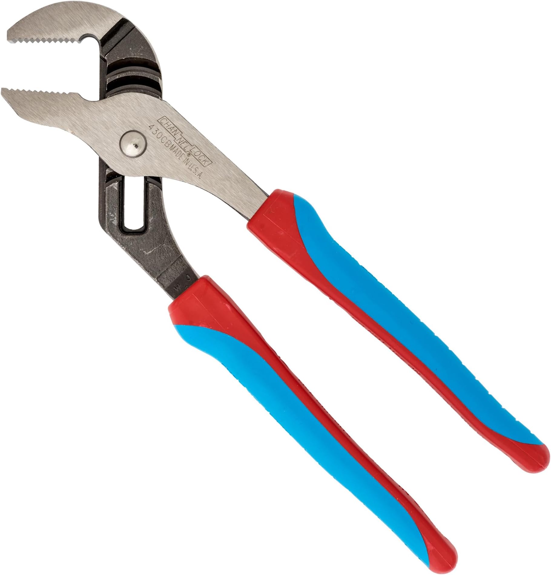 Channellock 430CB 10-Inch Tongue and Groove with Code Blue Comfort Grips