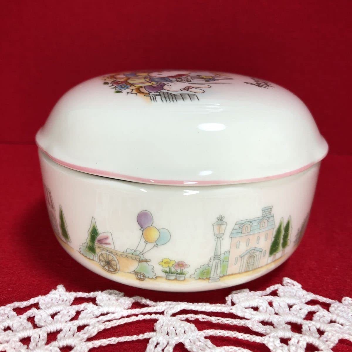 キティ NIKKO 硬質陶器 食器 小物入れ 日本製 1997年 シール付き