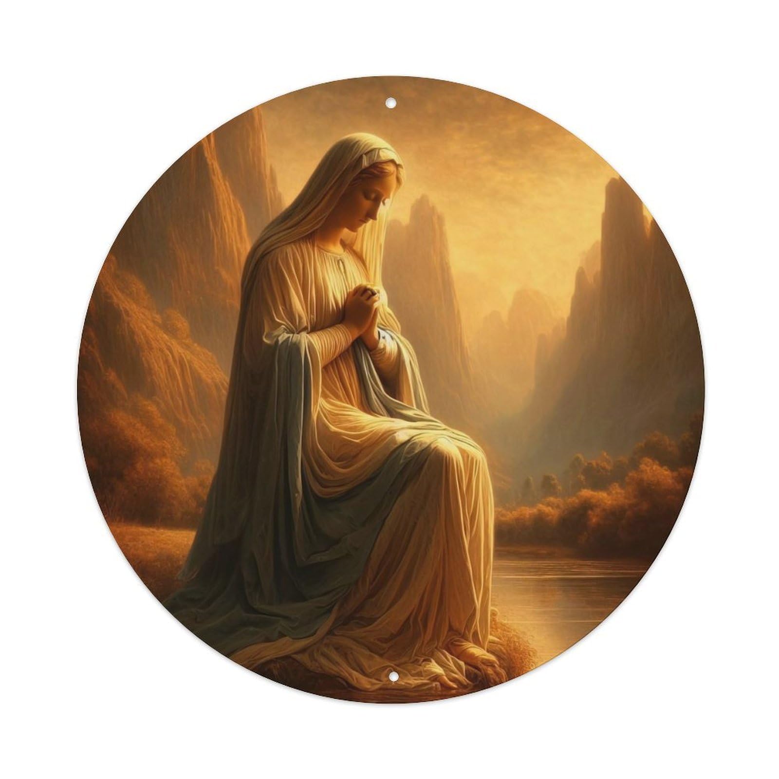 The Great Virgin Mary Religious Metal Tin Sign