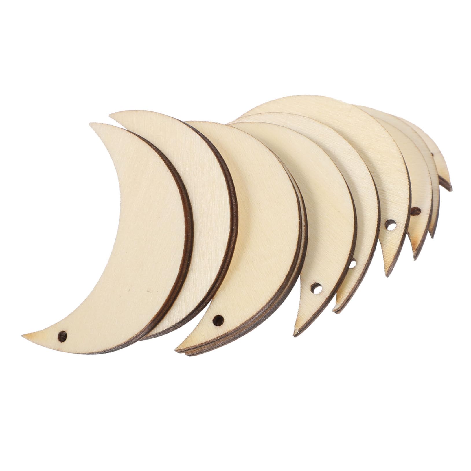 FONDOTIN Enhance Your Model Pcs Basswood Moon Model Material Perfect for and Table Scenery