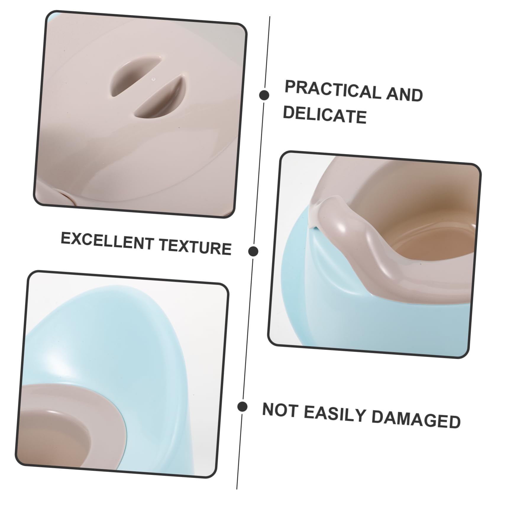 Asiento Ligero Multifunción Portátil de Niños Inodoro Sencillo Plástico Diseño y Adecuado para Baño Entrenamiento y Orinal de Viaje