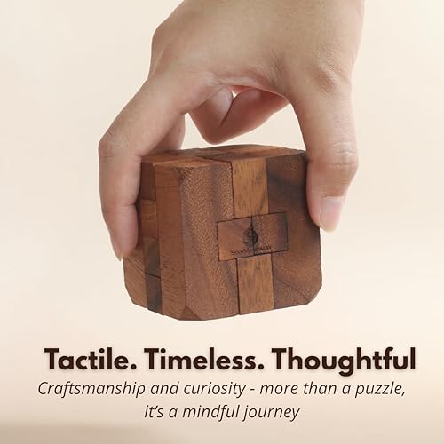Miniatura 3 de Hidden Passage hecho a mano & orgánico 3d Cerebro Teaser de Madera Puzzle para los adultos de siammandalay con SM Caja de Regalo última intervensión