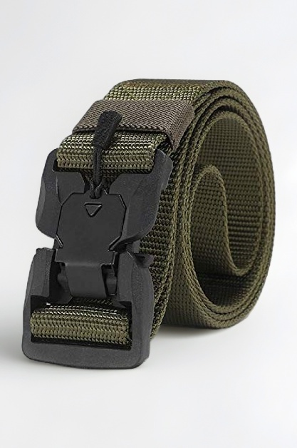 Synthetic Quick Release Buckle Nylon Belt for Men | Men's Nylon Belt (Free Size)